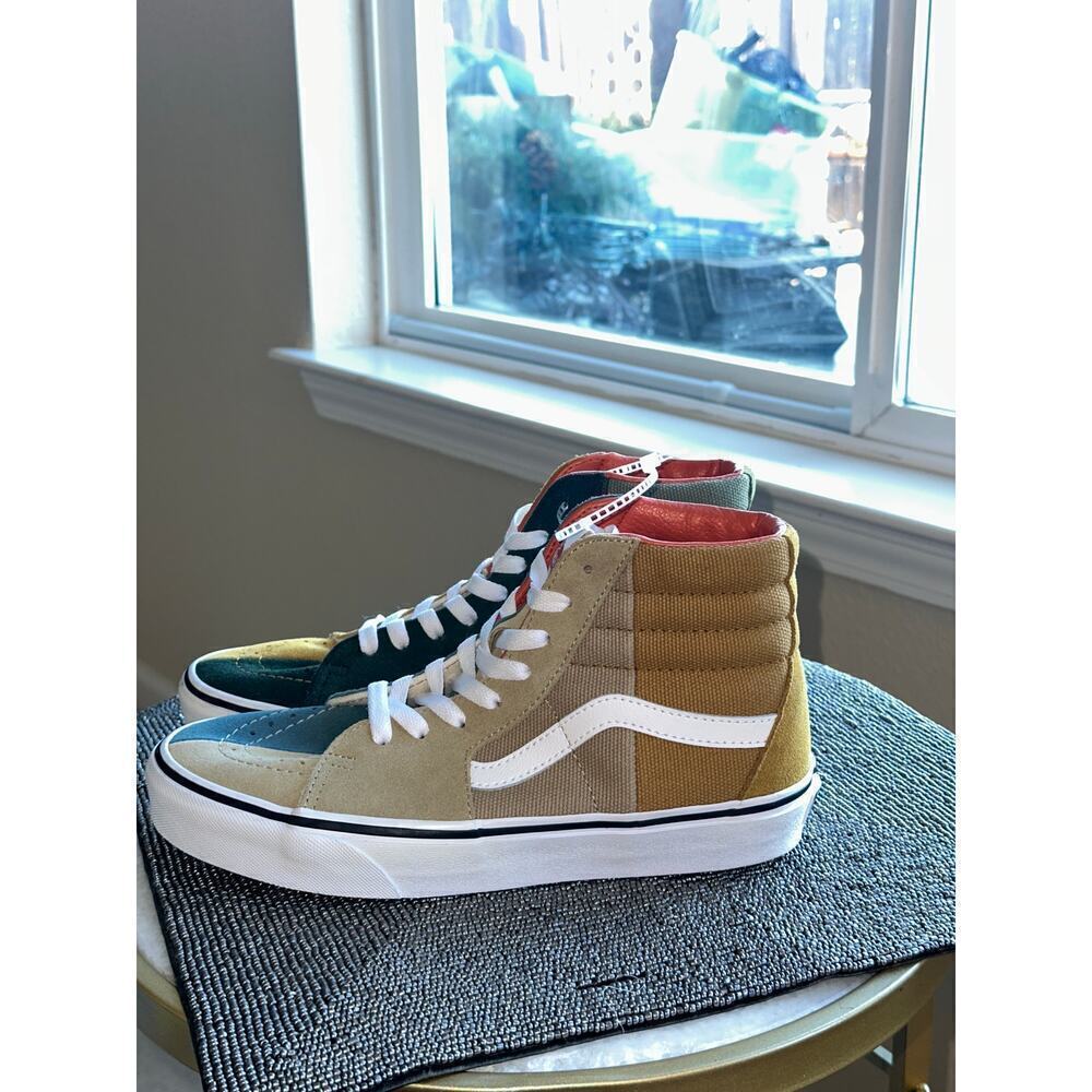 Vans Sk8-Hi Split Dimension Sneakers Multicolor, Women’s 8 / Men’s 6.5 – New - Picture 5 of 10